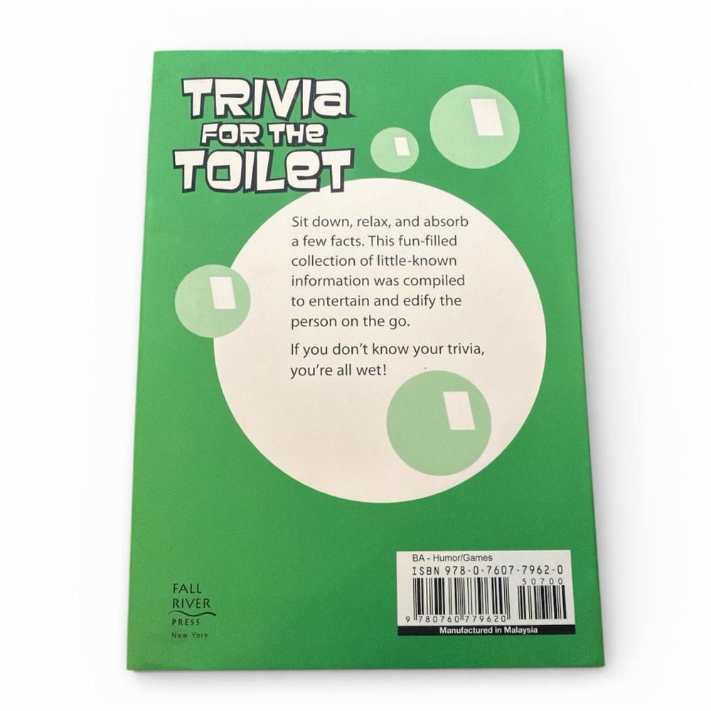 Trivia for the Toilet Book by Gavin Webster - Picture 2 of 4